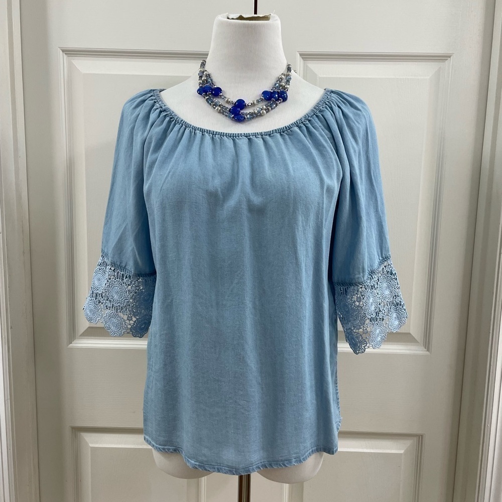 NWT New York & Company SOHO jeans top - Size XS